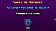 Redeem your rewards in the Vault of Secrets (Image via RobTop Games)
